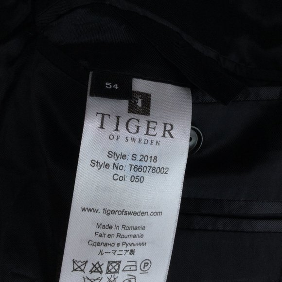 Tiger of Sweden Black Textured Blazer - Picture 3 of 5